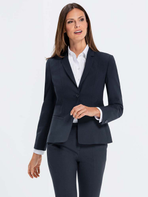 Womens Blazer Darkblue - Regular fit